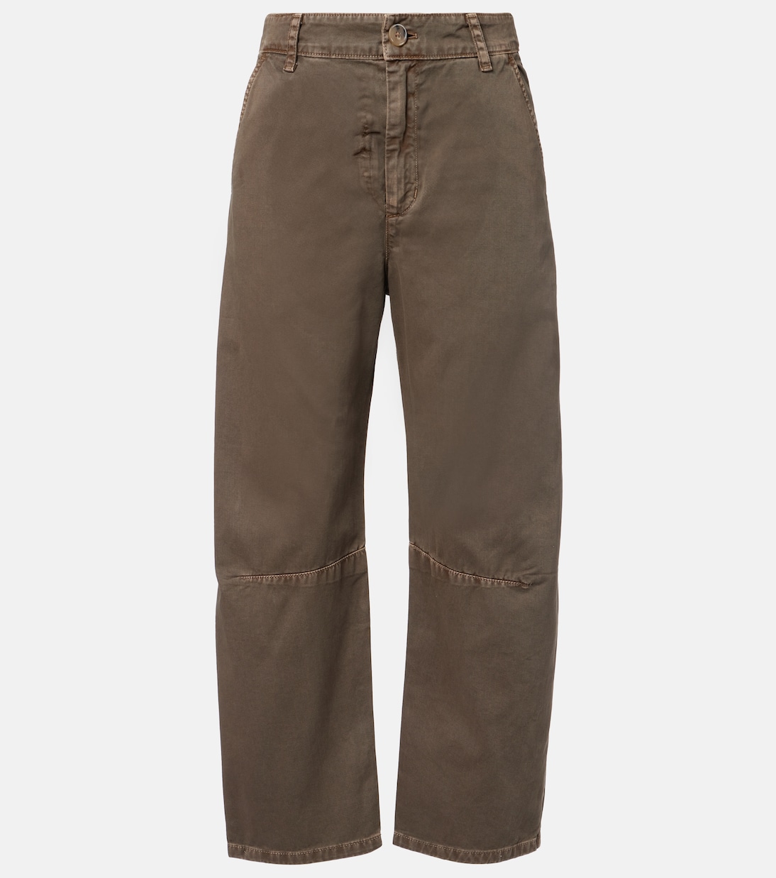 Pantaloni barrel Alexis in twill di cotone | Velvet