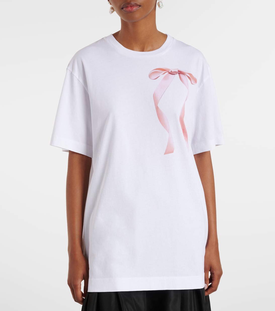 Printed cotton jersey T-shirt  | Simone Rocha