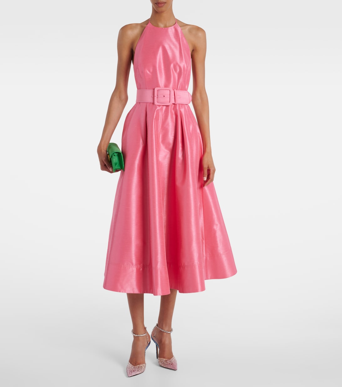 Vestido midi Maple con cinturón | Rebecca Vallance
