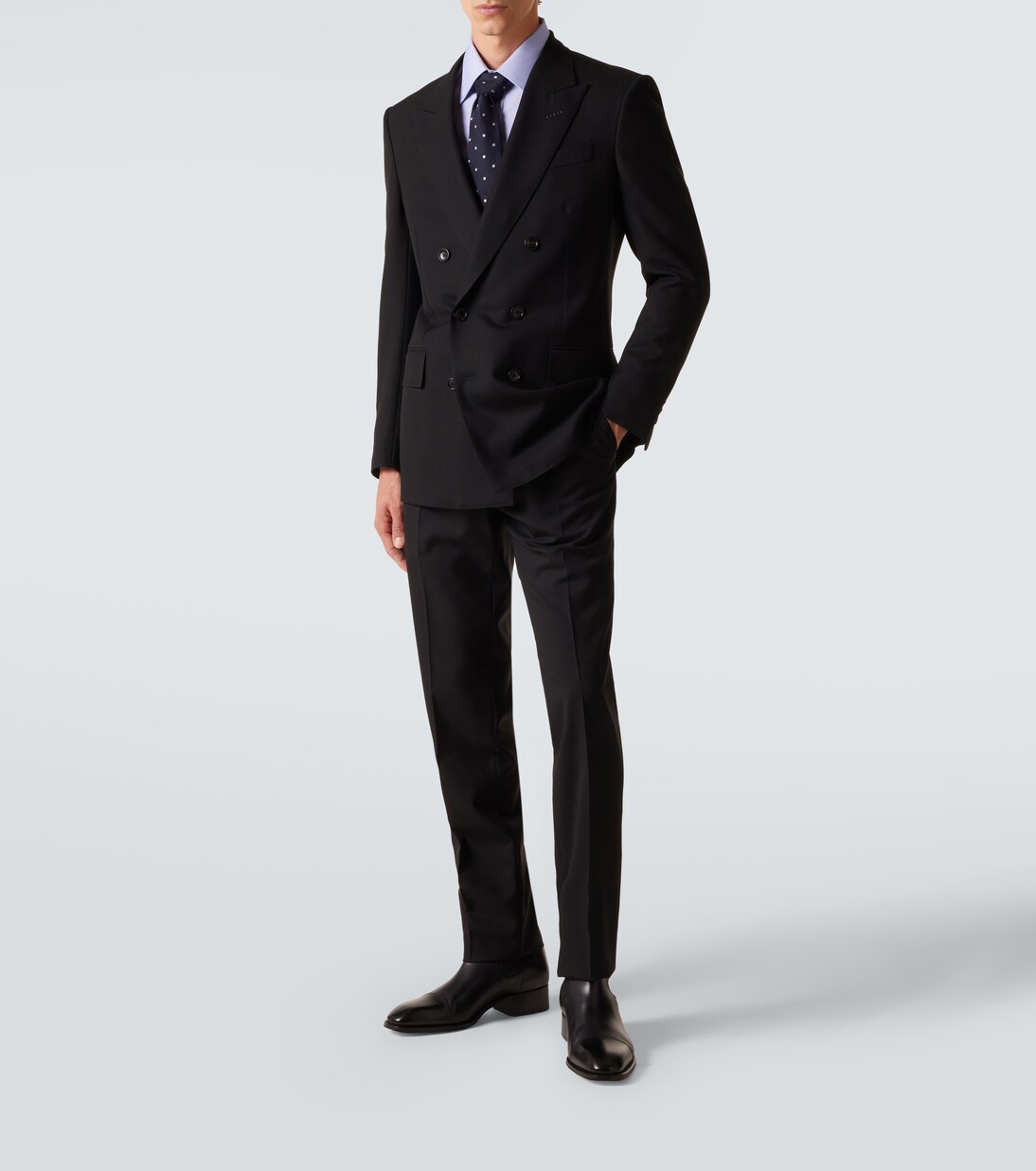 Shelton wool slim pants | Tom Ford