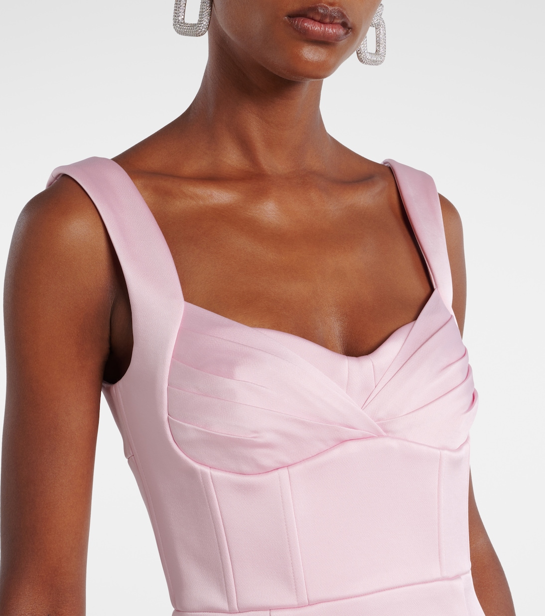 Aymee satin midi dress | Rebecca Vallance