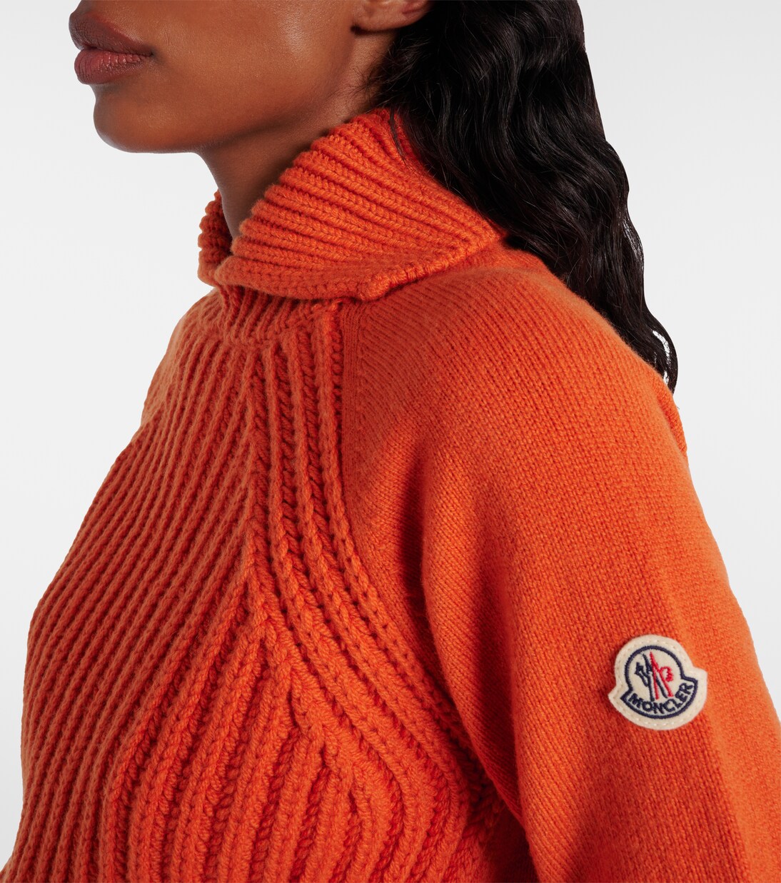 Pullover in lana e cashmere a coste | Moncler