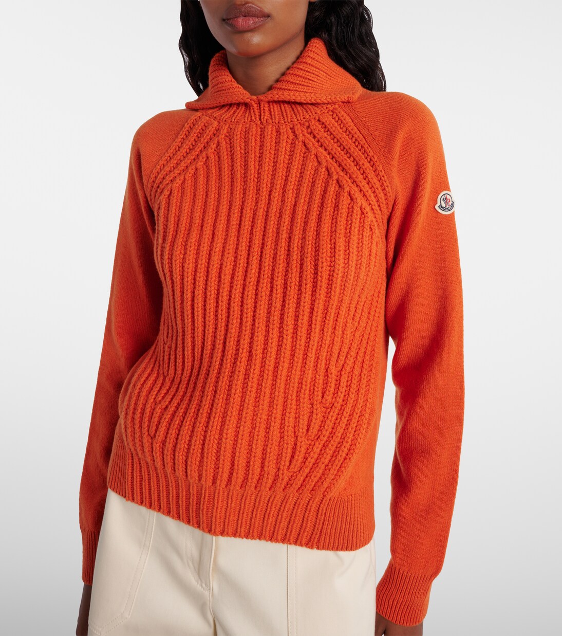Pullover in lana e cashmere a coste | Moncler