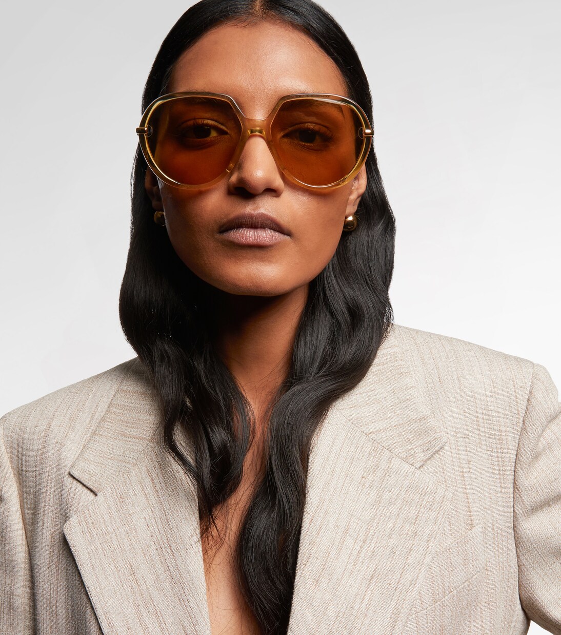 Drop oversized sunglasses | Bottega Veneta