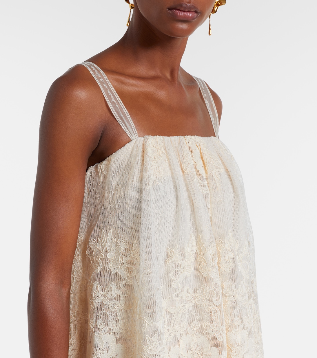 Hypnotic floral lace midi dress | Zimmermann