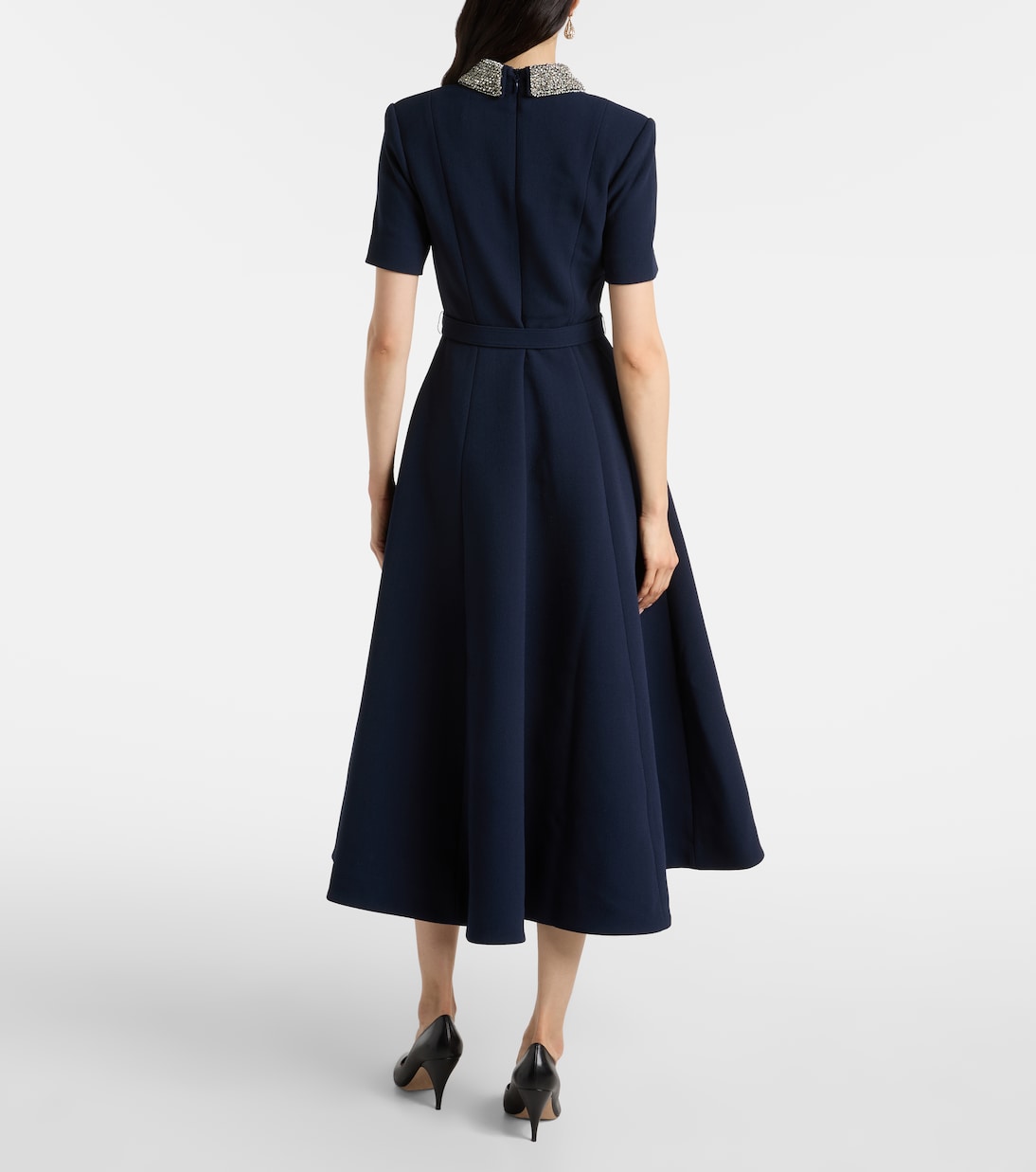 Xena embellished crêpe midi dress | Rebecca Vallance