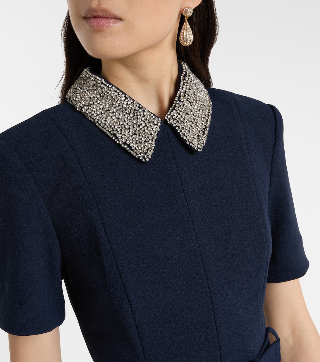 Xena embellished crêpe midi dress | Rebecca Vallance
