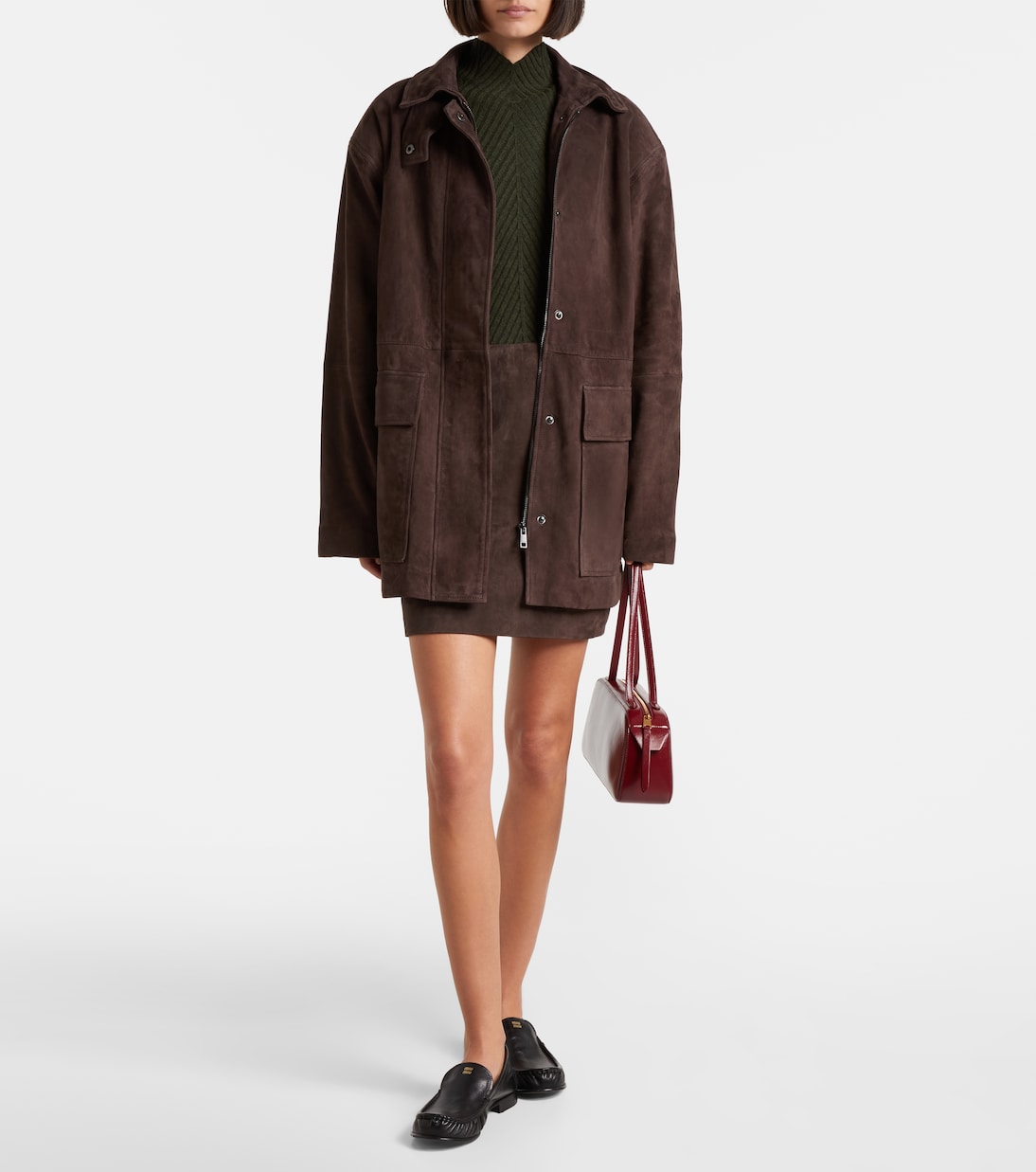 Oversized suede jacket | Rotate
