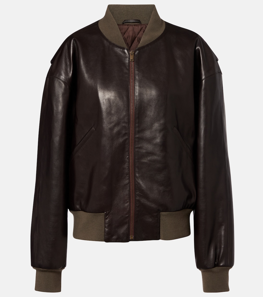 Morisel leather bomber jacket | The Row