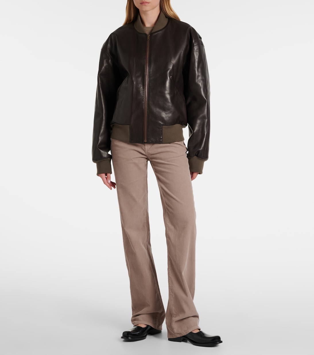 Morisel leather bomber jacket | The Row