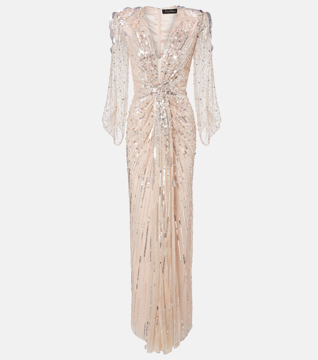 Robe longue Xenia à ornements | Jenny Packham