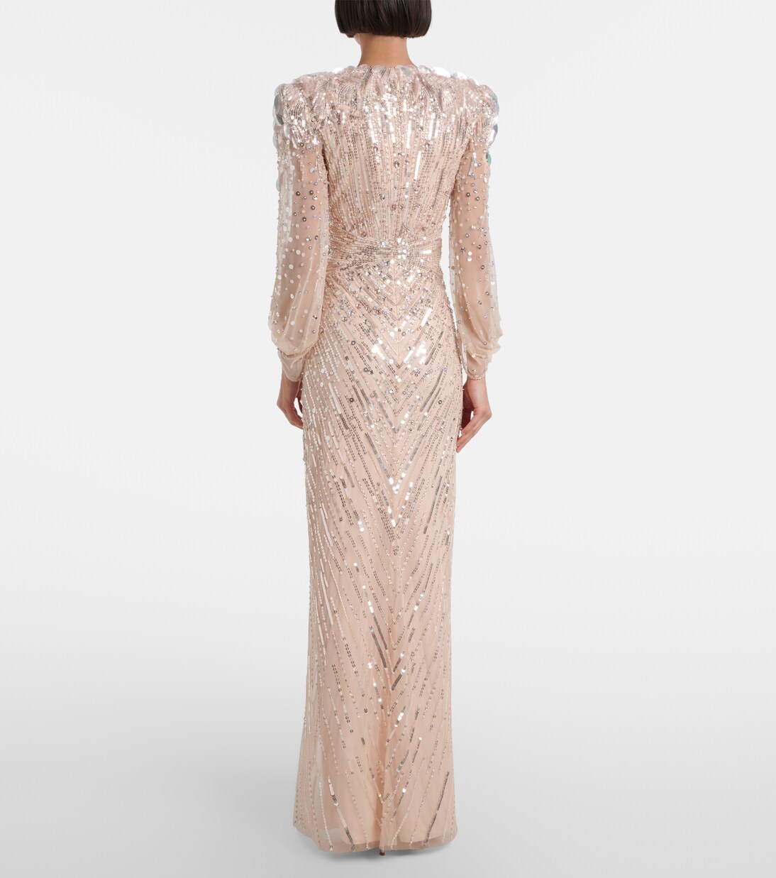 Robe longue Xenia à ornements | Jenny Packham