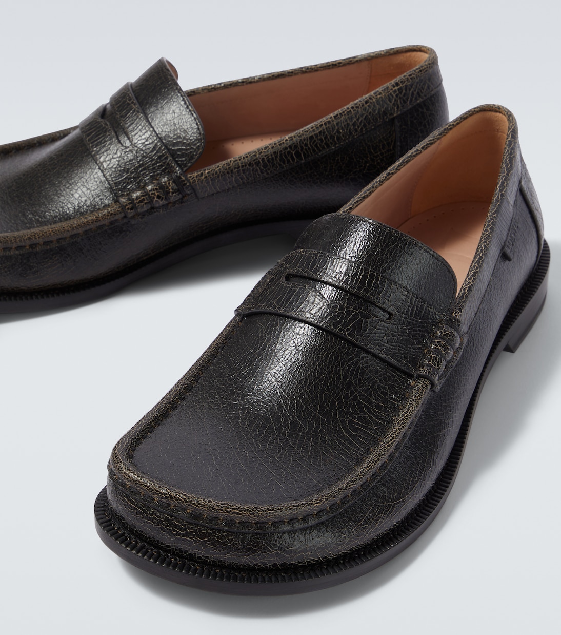 Campo leather penny loafers | Loewe
