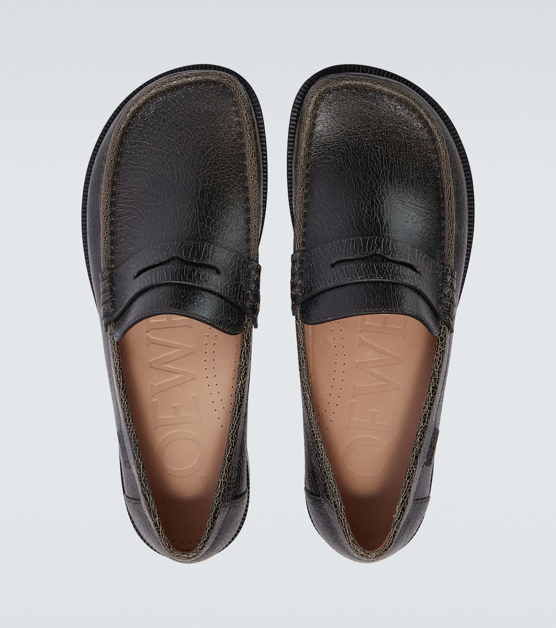 Campo leather penny loafers | Loewe