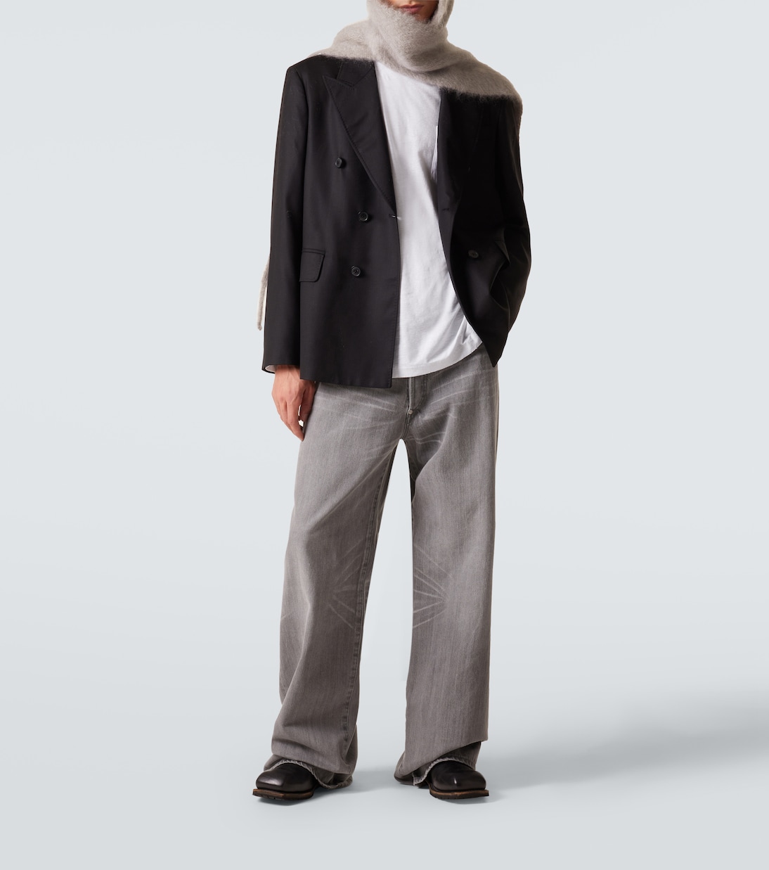 Logo cotton-blend T-shirt | Acne Studios