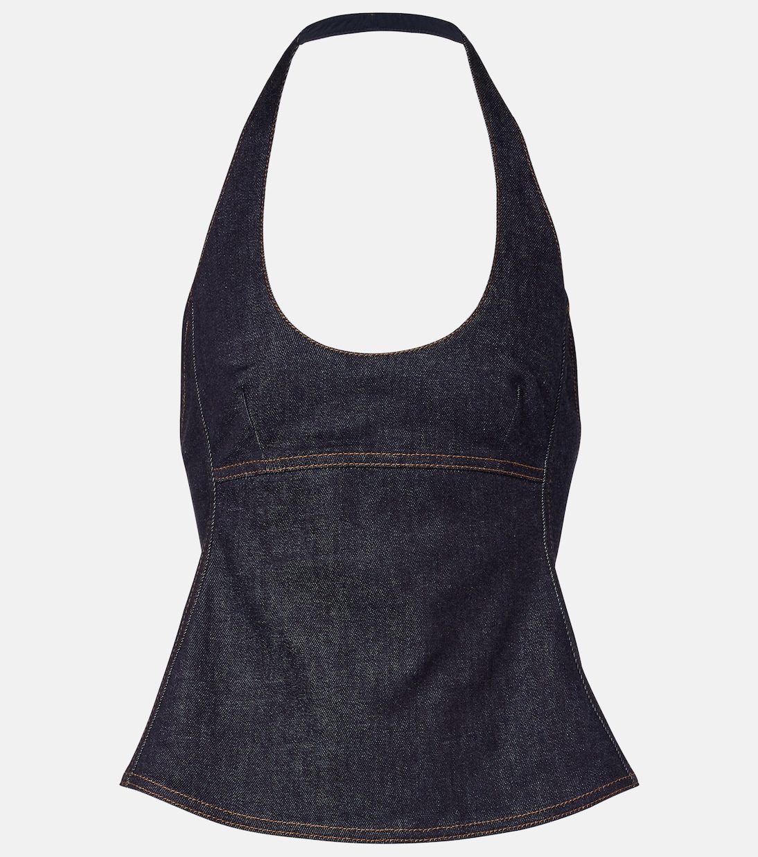 Lavoir de-Nîmes denim halterneck top | Jacquemus