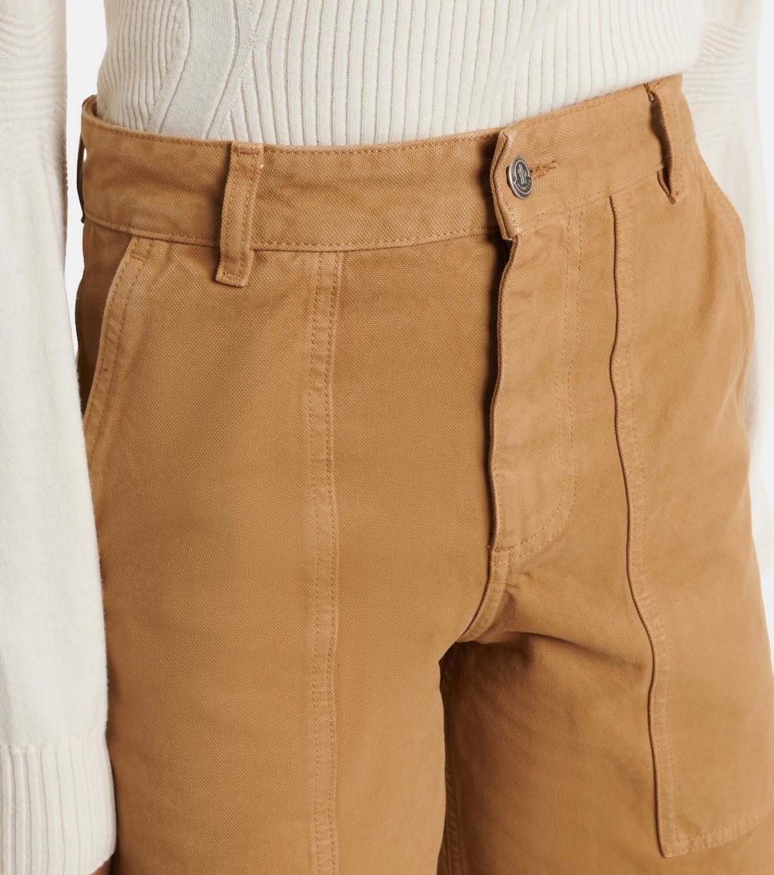 High-rise wide-leg pants | Moncler