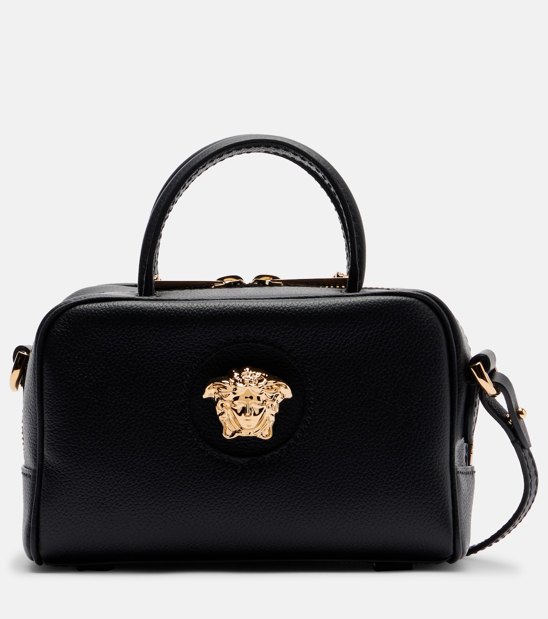 La Medusa Small leather tote bag | Versace