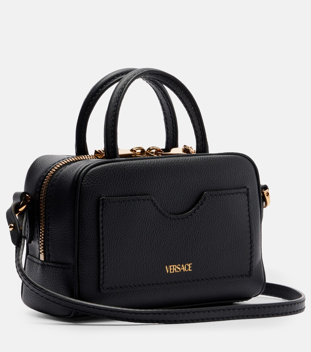 La Medusa Small leather tote bag | Versace