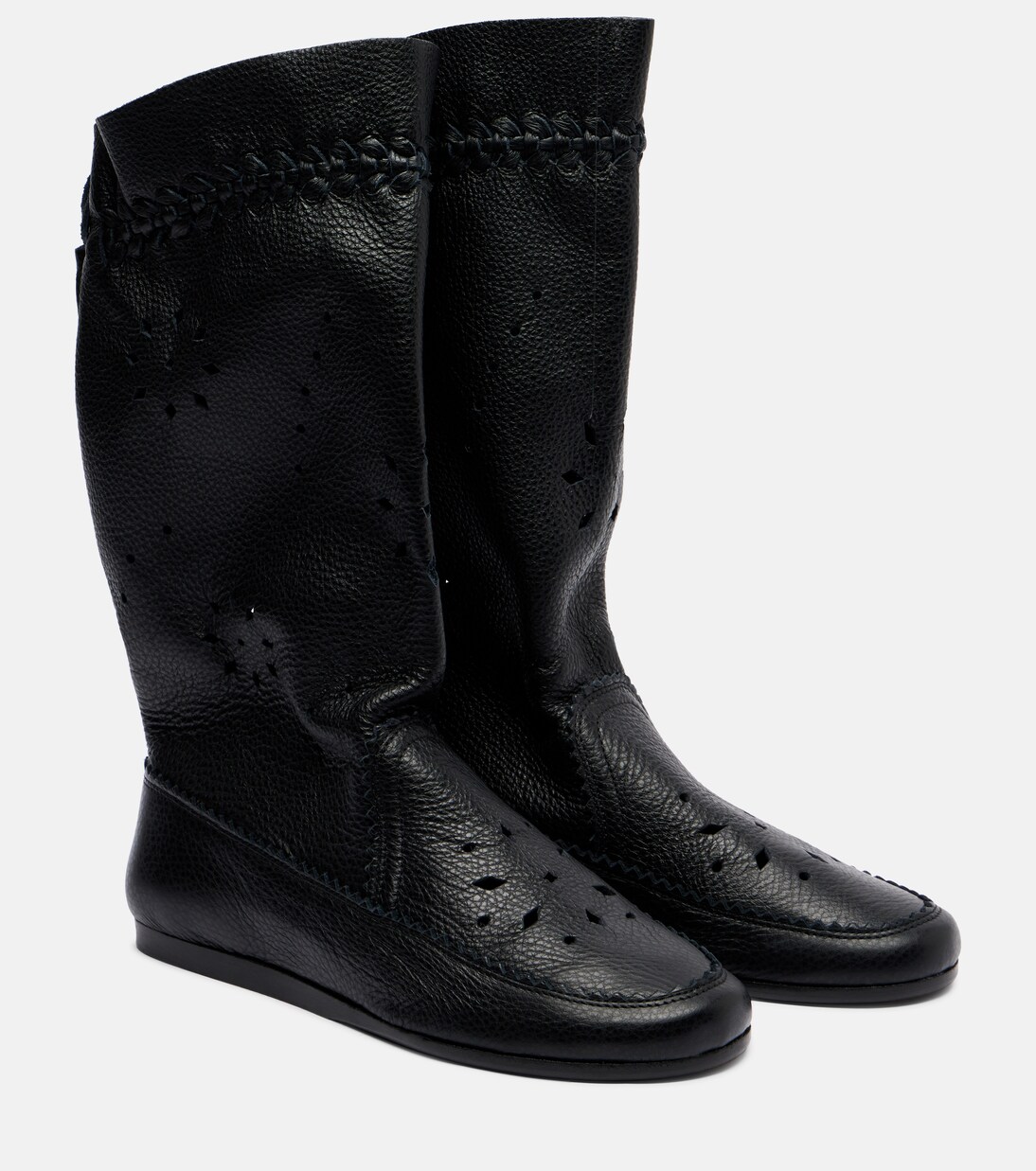 Welky laser-cut leather mid-calf boots | Isabel Marant