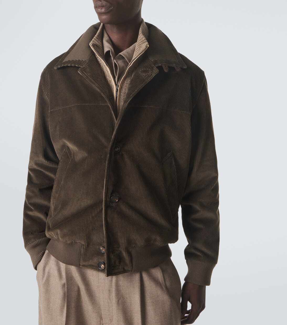 Merremma cotton corduroy bomber jacket | Loro Piana
