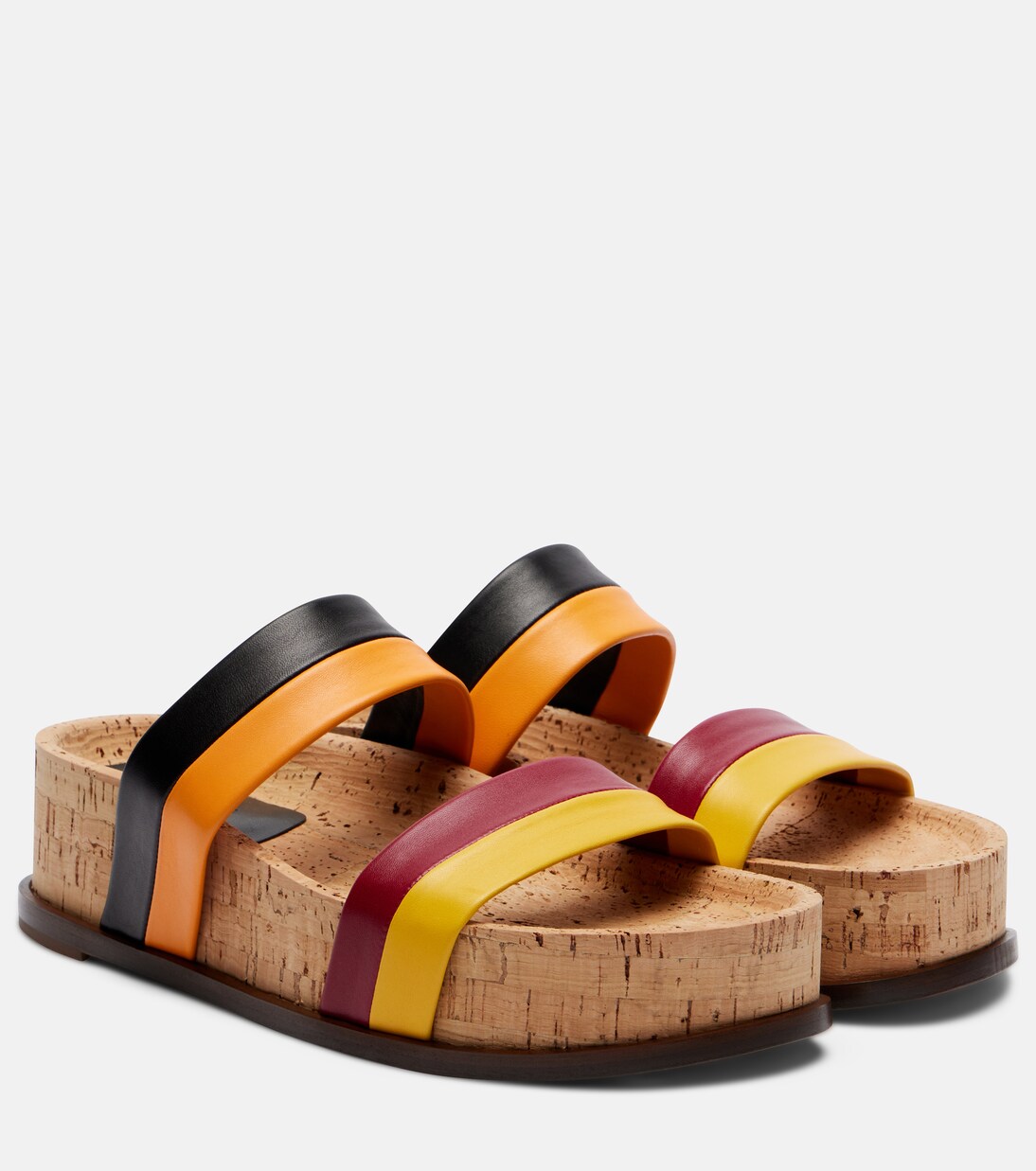 Sandalias con plataforma Striker de piel | Gabriela Hearst