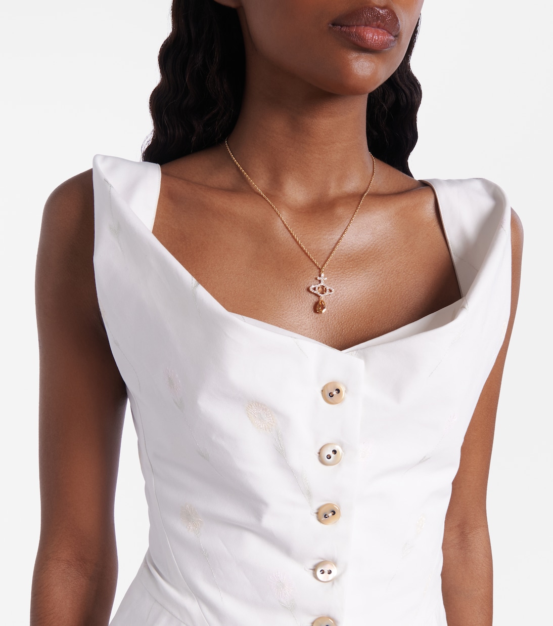 Gilet Monday in misto cotone con stampa floreale | Vivienne Westwood