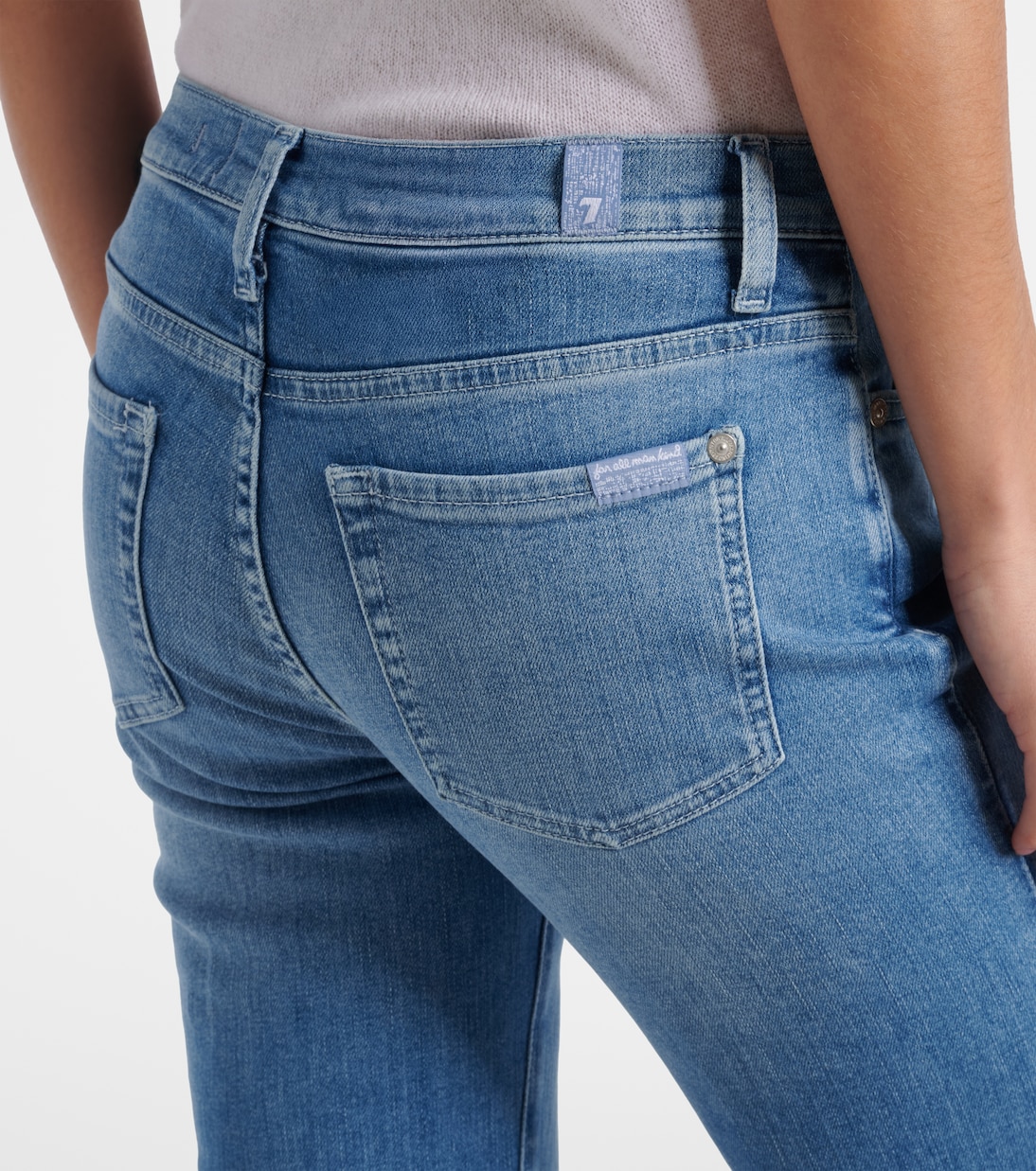 Dojo cropped flared jeans | 7 For All Mankind