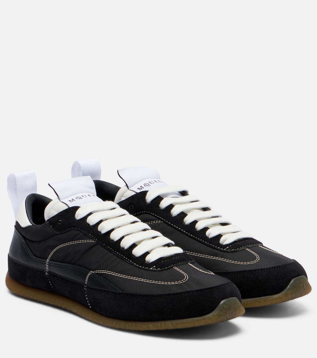 EC1 suede-trimmed sneakers | McQueen