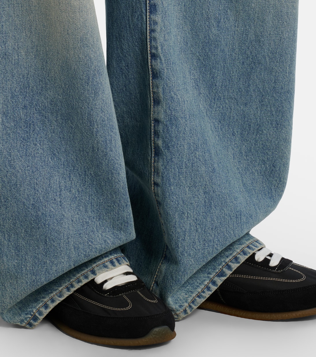 EC1 suede-trimmed sneakers | McQueen