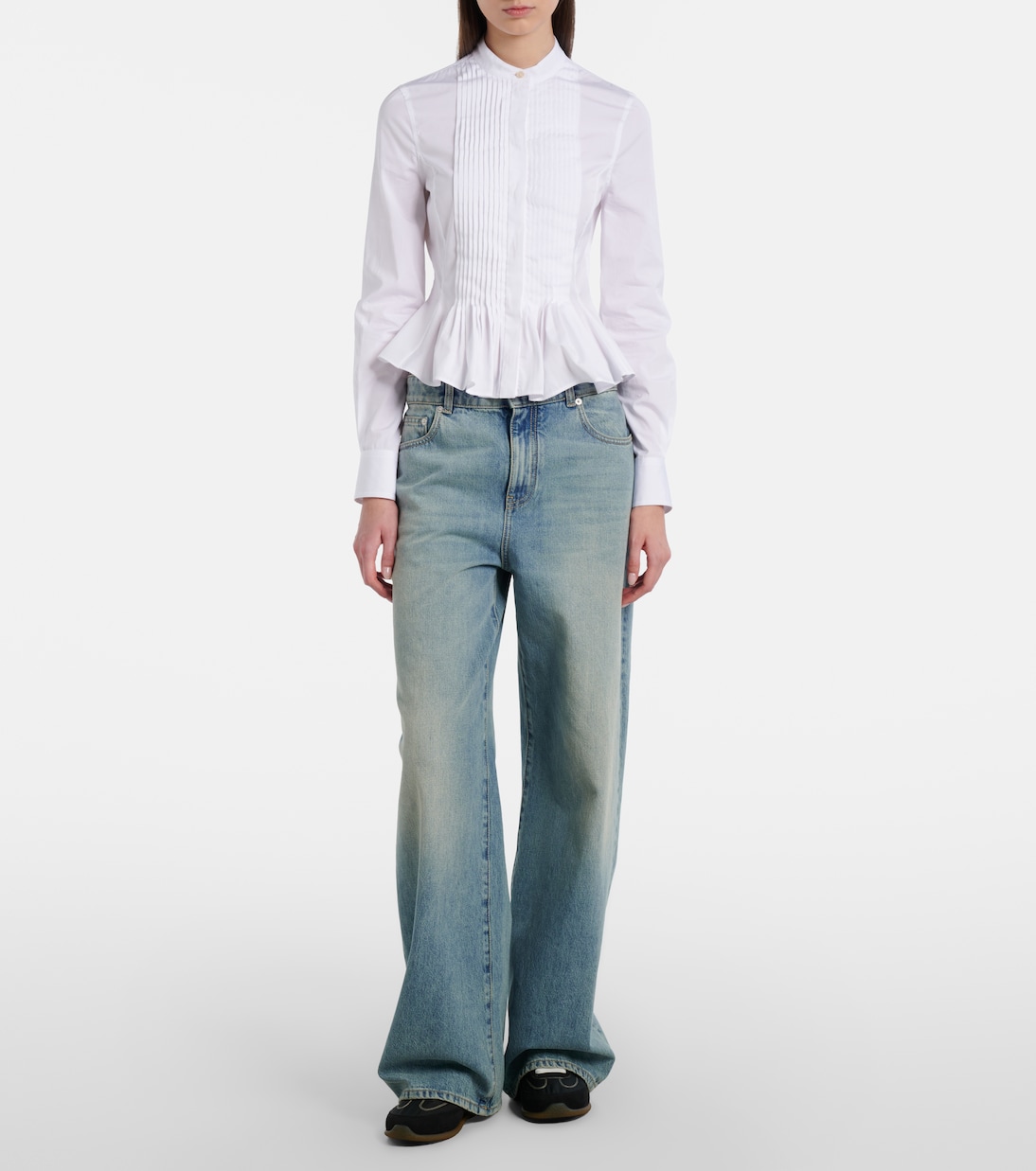 EC1 suede-trimmed sneakers | McQueen