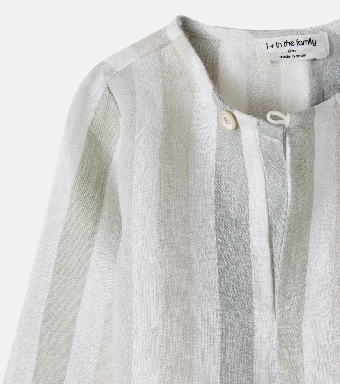 유아 - Casavells 스트라이프 리넨 탑 | 1 + in the Family