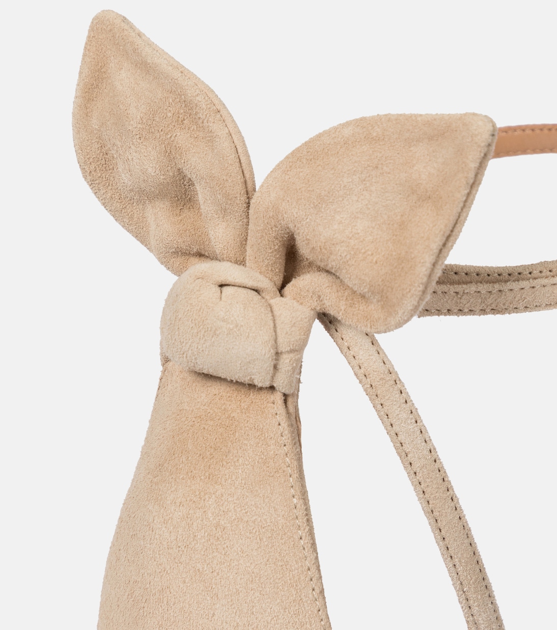 Sandales Bow Tie 105 en daim | Aquazzura