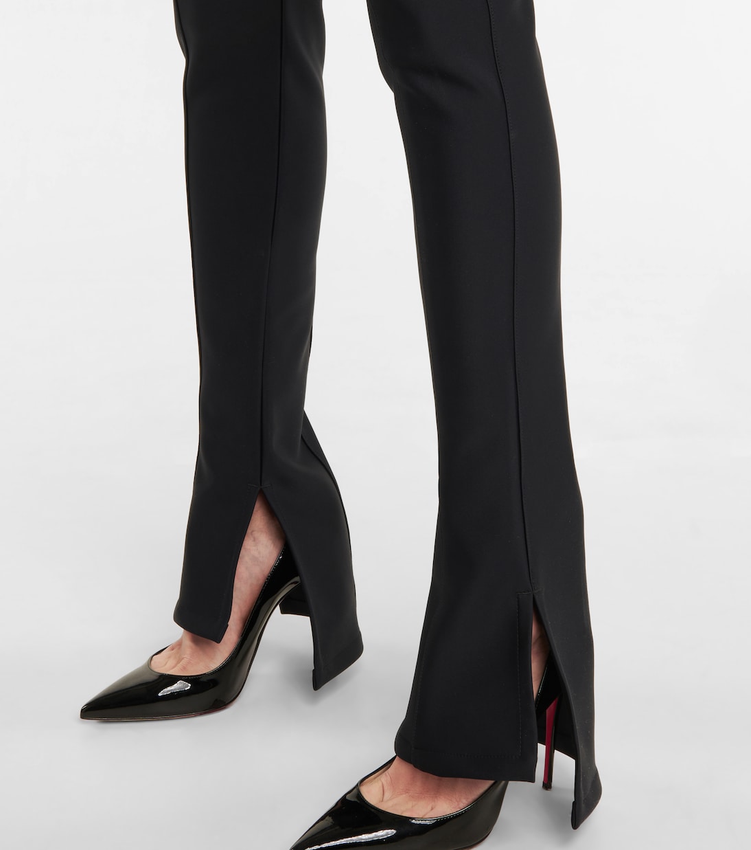 Pantalon évasé en scuba | Mugler