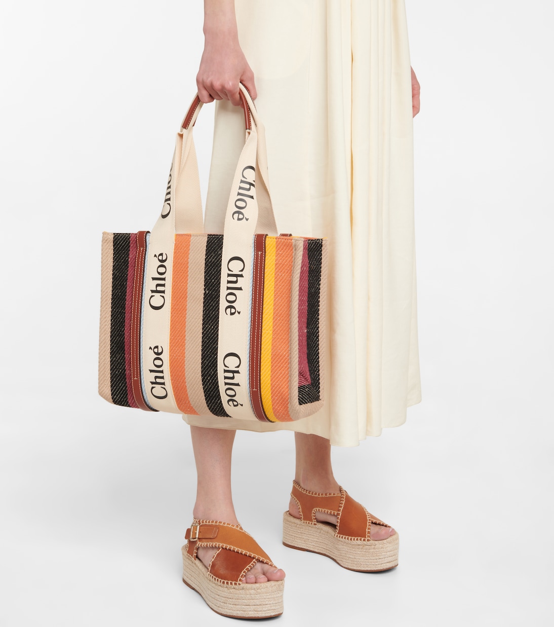 Tote Woody Medium aus Canvas | Chloé