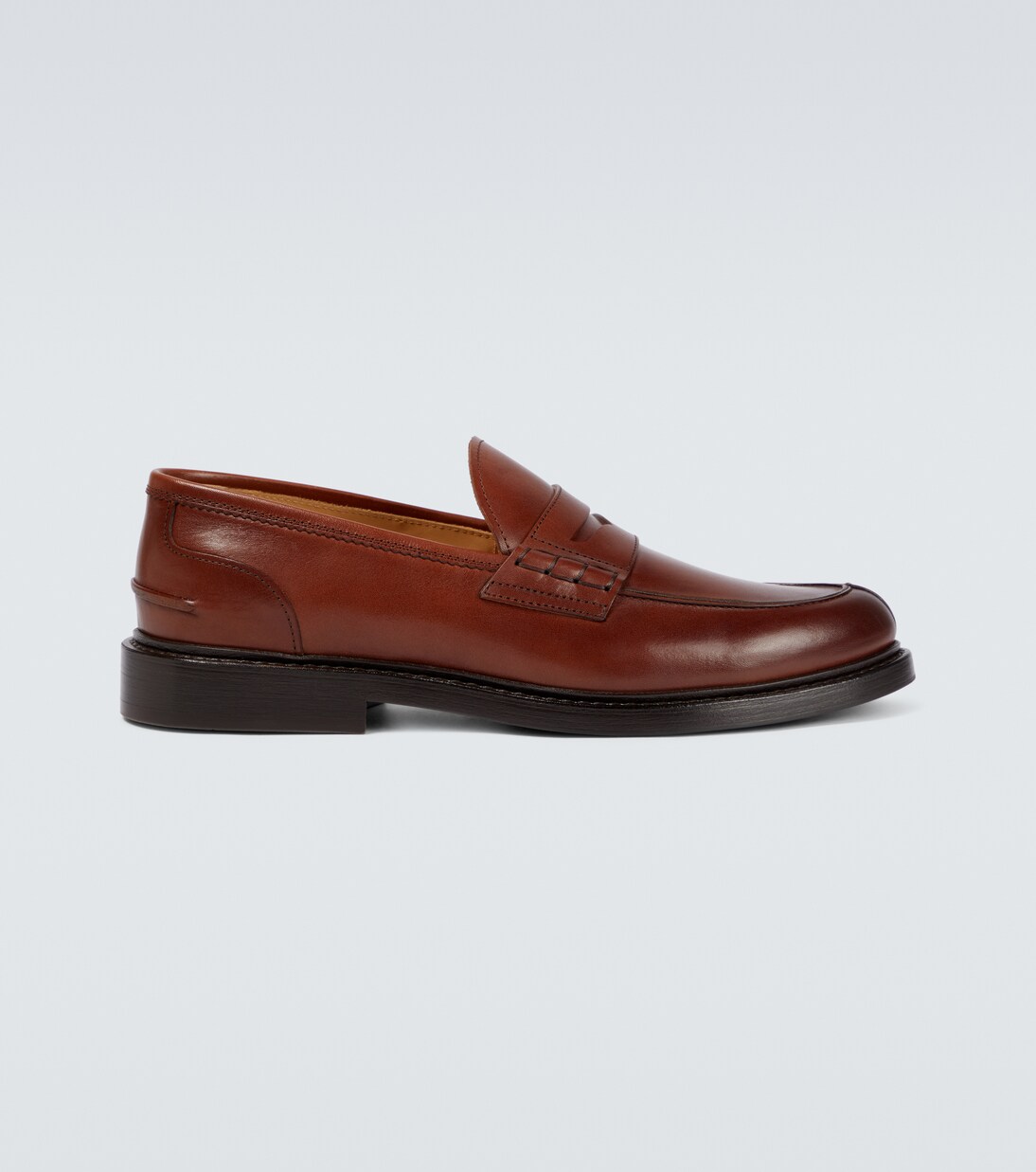 Mocasines penny de piel | Brunello Cucinelli