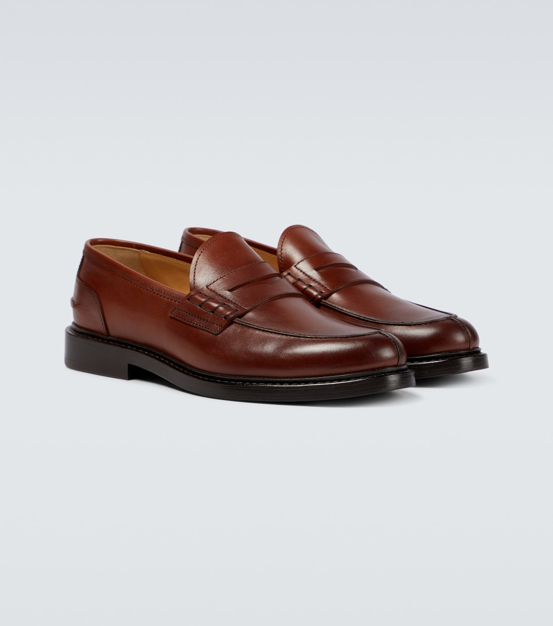 Mocasines penny de piel | Brunello Cucinelli