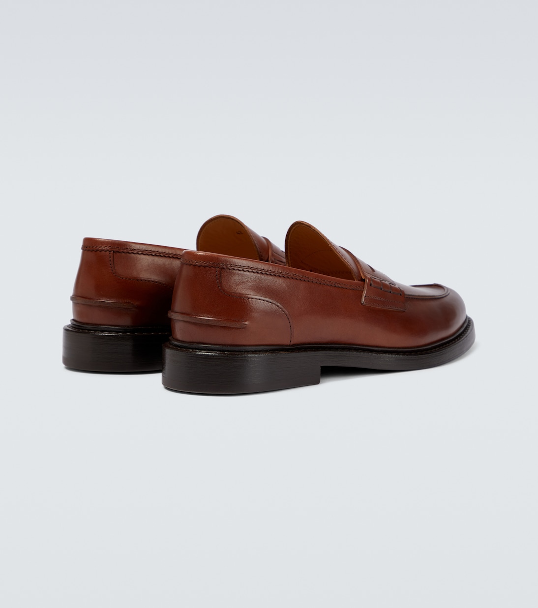 Mocasines penny de piel | Brunello Cucinelli