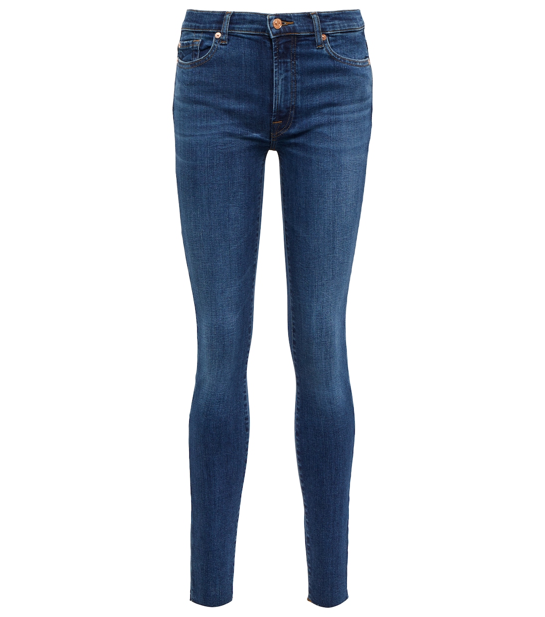 Slim Illusion high-rise skinny jeans | 7 For All Mankind