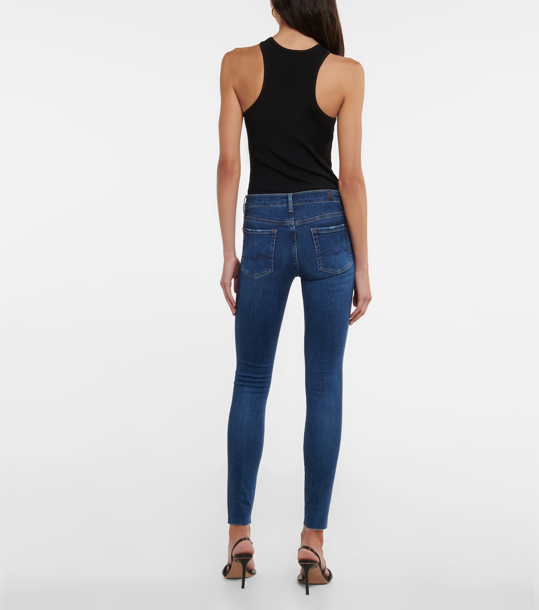 Slim Illusion high-rise skinny jeans | 7 For All Mankind