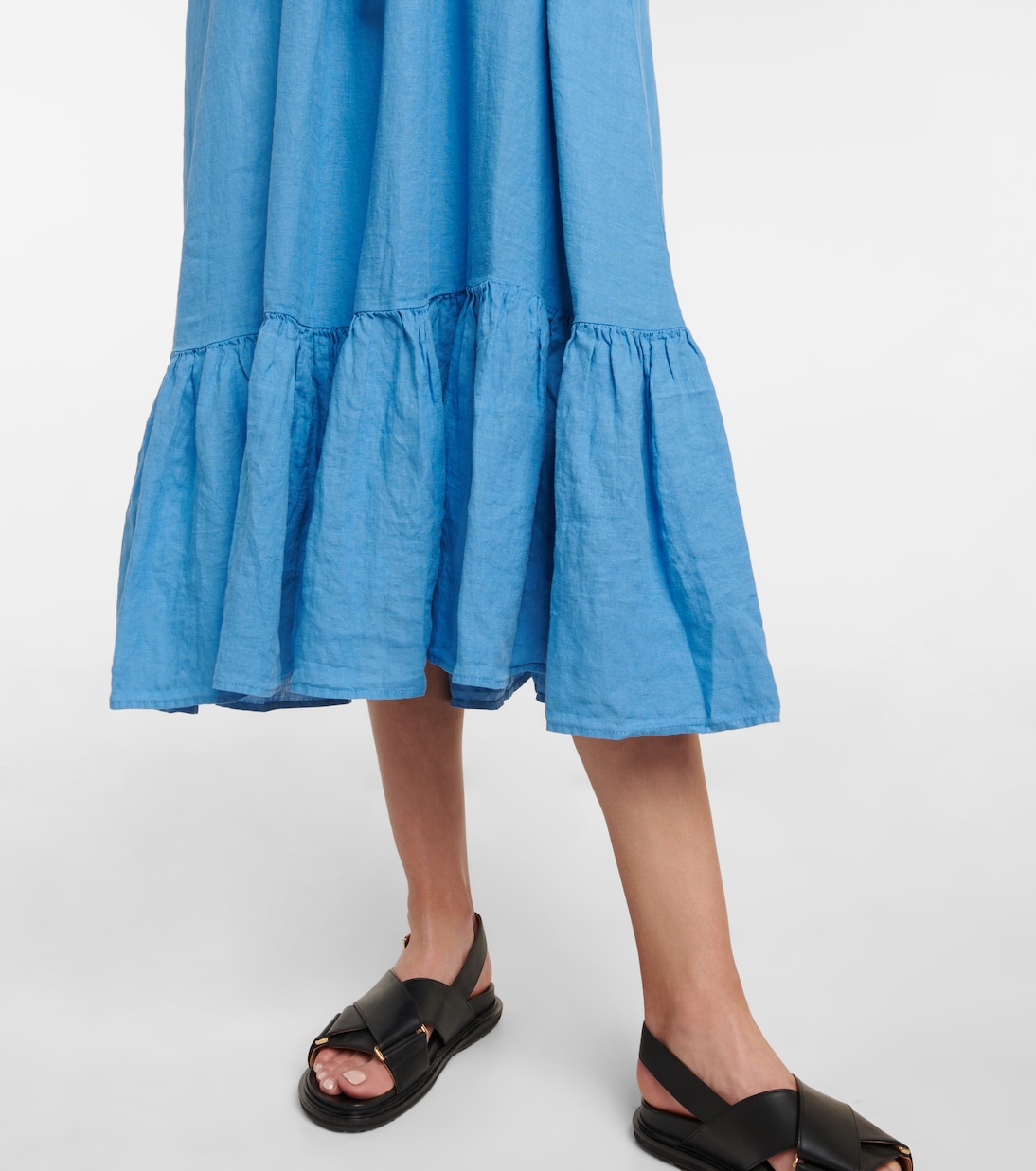 Linen maxi dress | Velvet