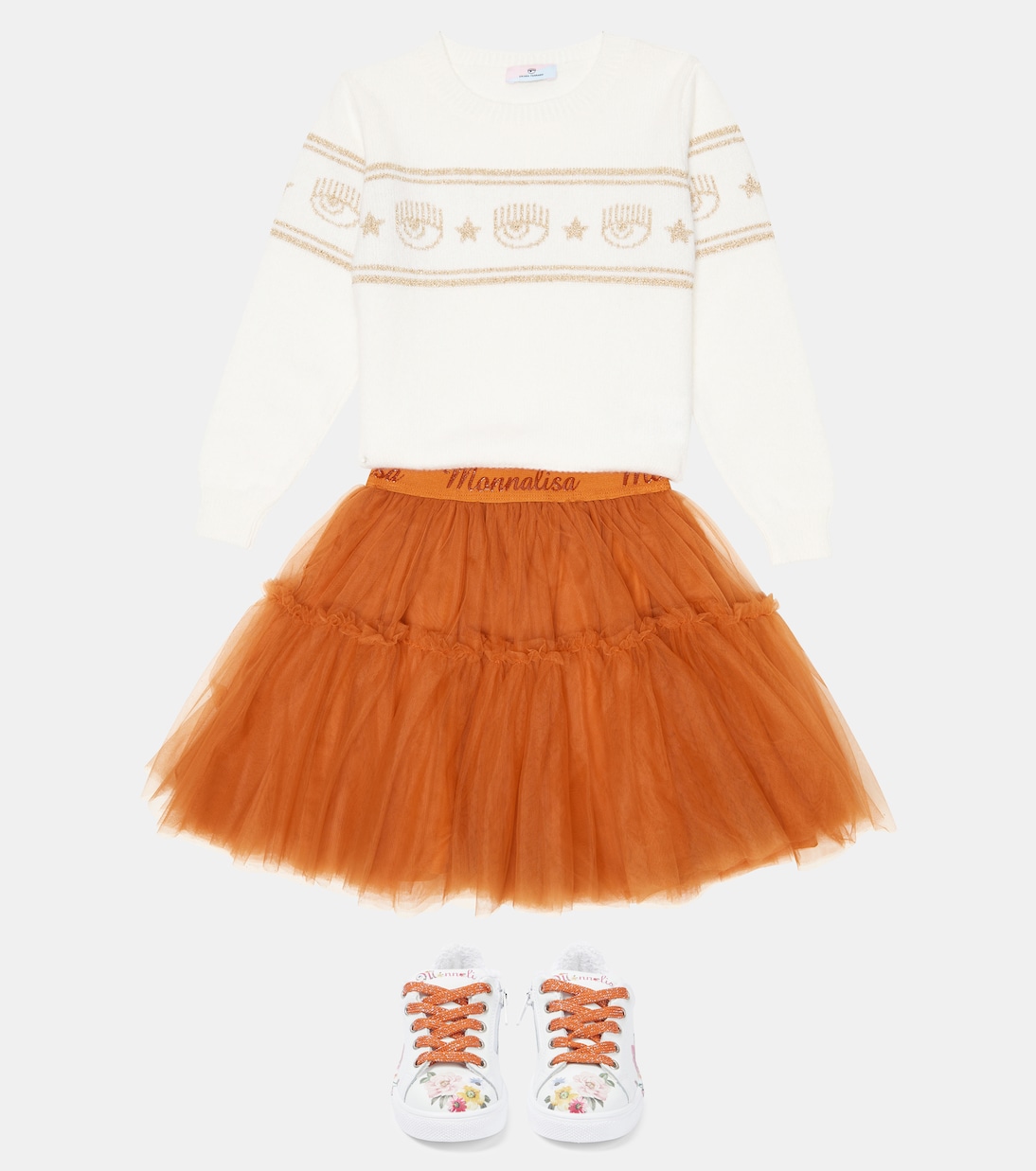 x Chiara Ferragni - Pullover in misto lana | Monnalisa
