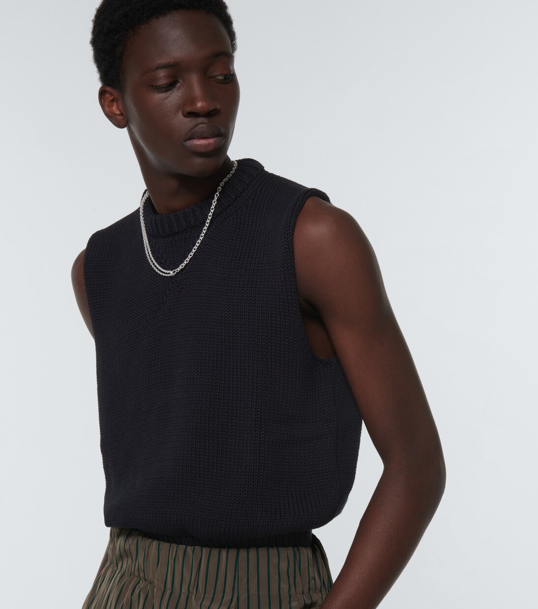Pullunder aus Baumwolle | Jil Sander