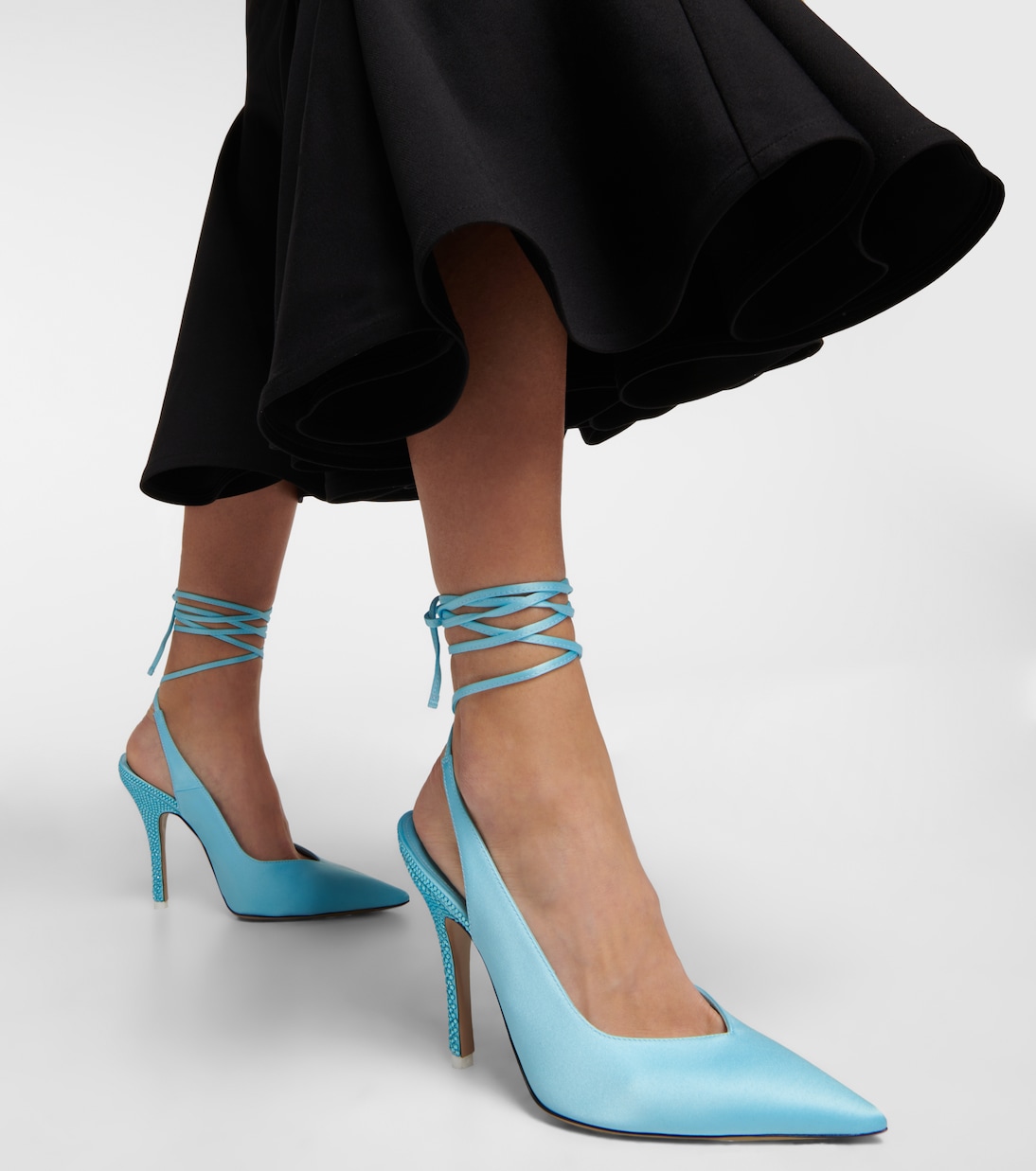 Venus embellished satin pumps | The Attico