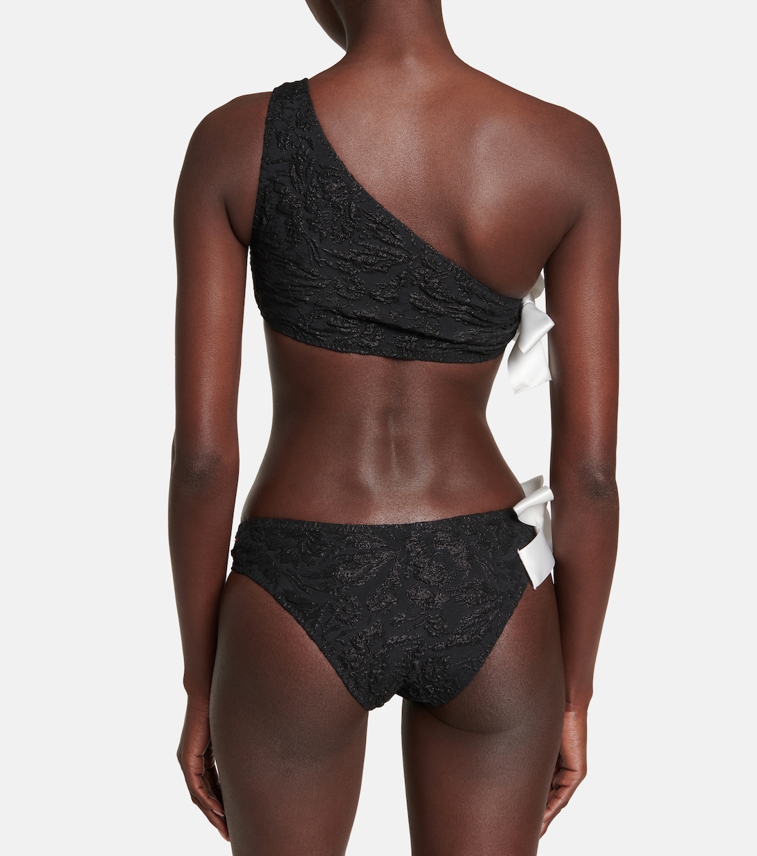 One-shoulder bow bikini bottoms | Giambattista Valli
