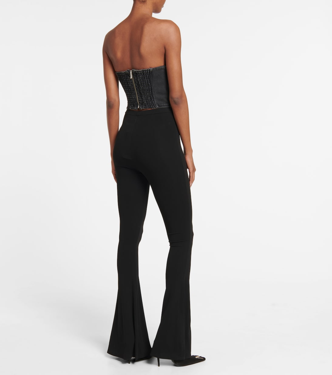 High-rise jersey flared pants | Magda Butrym