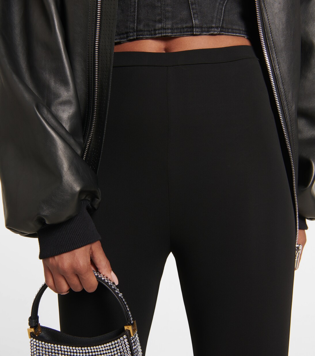 High-rise jersey flared pants | Magda Butrym
