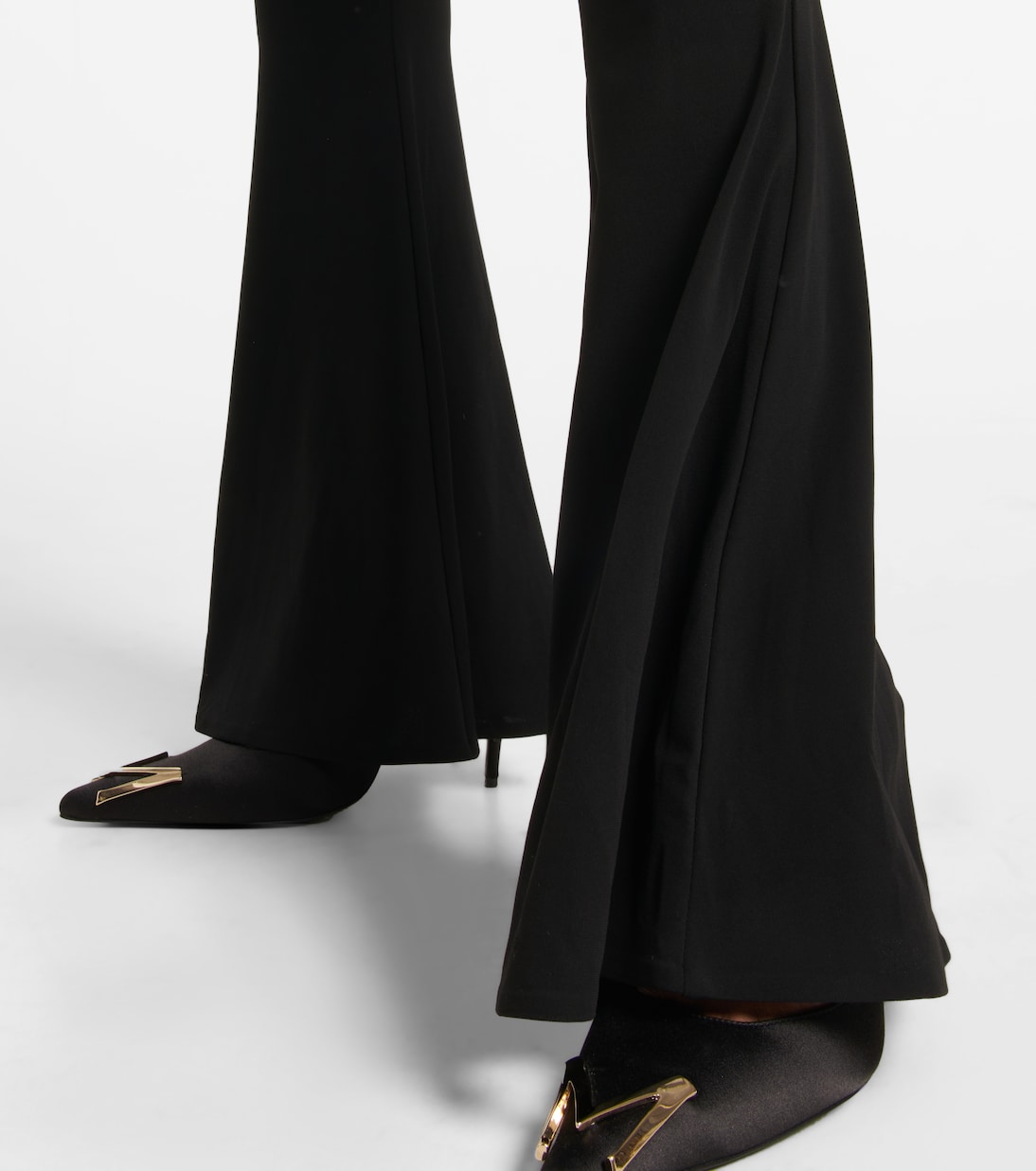 High-rise jersey flared pants | Magda Butrym