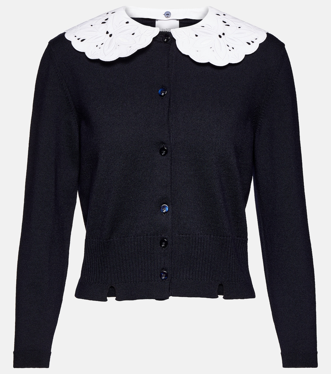 Convertible wool-blend cardigan | Patou