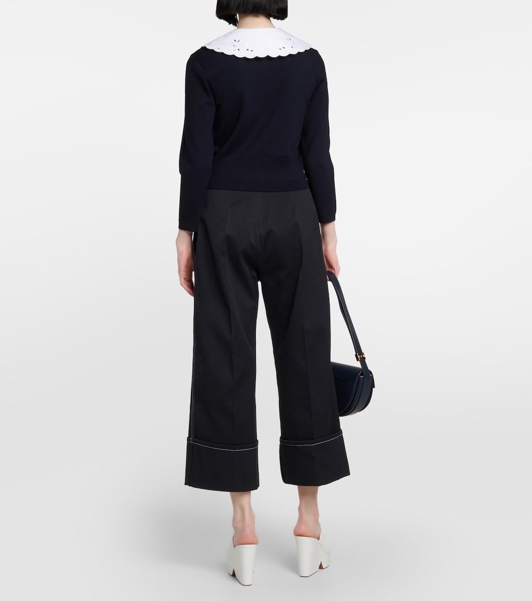 Convertible wool-blend cardigan | Patou